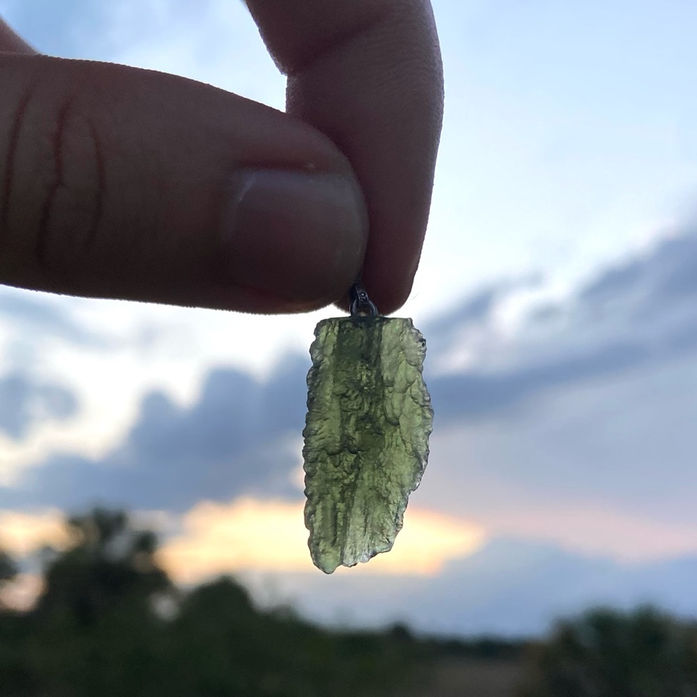 Authentic Moldavite Pendant